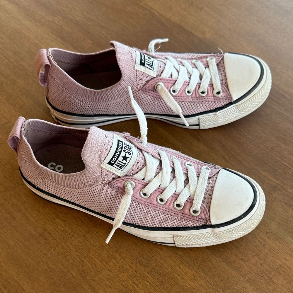 Girls Converse Chuck Taylor All Star Light Purple Low Tops